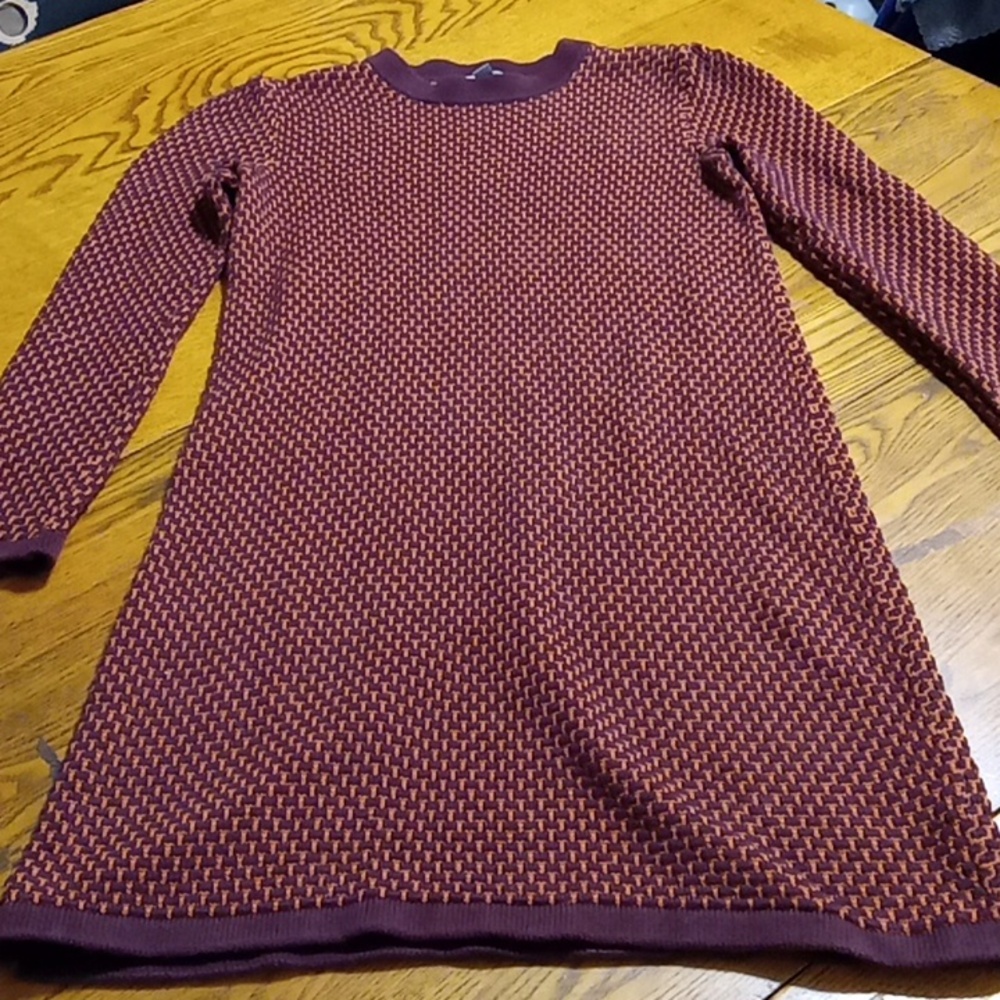 COS Women Dress Used Preowned SMALL Sweater Knit COTTON  Long Sleeves